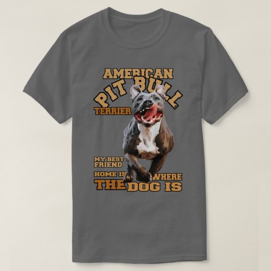 Pit Bull Terreir Beste Hond T-shirt (Design voorkant)