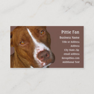 Pit Bull Terrier #2 - Foto Visitekaartje