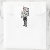 Pit Bull Terrier Astronaut Sticker (Tas)