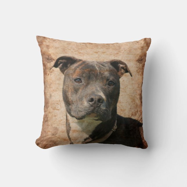 Pit Bull Terrier Kussen (Voorkant)