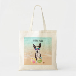 Pit Bull Terrier Mix Beach Tote Bag