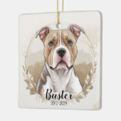 Pit Bull Terrier Passing Ornament Kerstcadeau (Links)