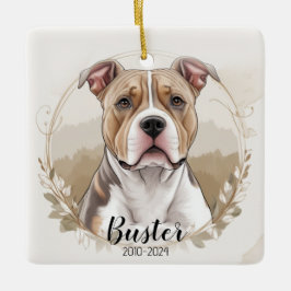 Pit Bull Terrier Passing Ornament Kerstcadeau