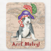 Pit Bull Terrier Pirate Muismat (Voorkant)
