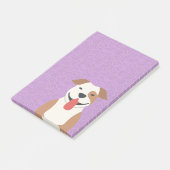 Pit Bull Terrier Post IT-laptop Post-it® Notes (Schuin)