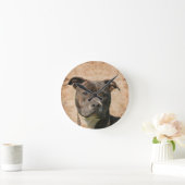 Pit Bull Terrier Ronde Klok (Huis)