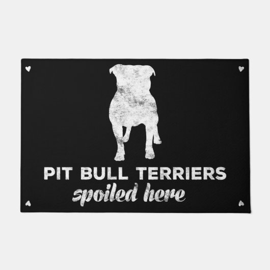 Pit Bull Terriers hier Deurmat (Voorkant)