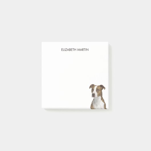 Pit Bull Type Dog Post-it® Notes (Voorkant)