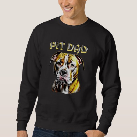 Pit Bull Vader | Hondenliefhebber  Trui (Voorkant)