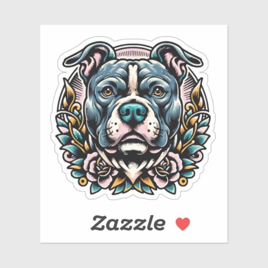Pit Bull Vinyl Waterdichte Dog Sticker (Vel)
