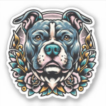 Pit Bull Vinyl Waterdichte Dog Sticker