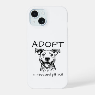 Pit Bull-voorvechter - telefoonhoesje iPhone 15 Case