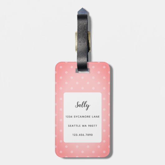 Pit Bull White Drink wijn en eetkaas Bagagelabel (Achterkant verticaal)