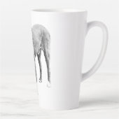 Pit Bull Winter Morning Mug Latte Mok (Rechts)