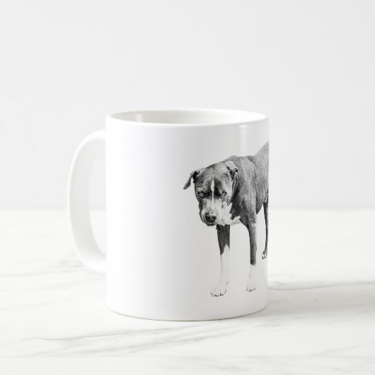 Pit Bull Winterochtendmok Koffiemok (Voorkant links)
