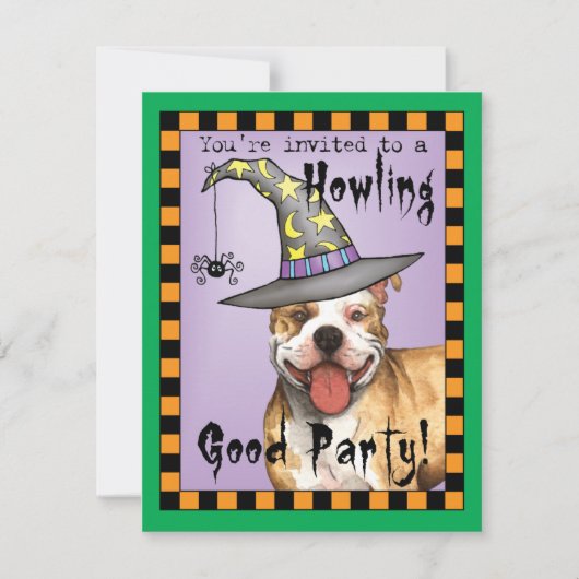 Pit Bull Witch Kaart (Voorkant)