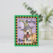 Pit Bull Witch Kaart (Staand voorkant)