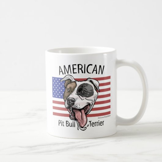 pit_bull_zazzle, pit_bull_zazzle koffiemok (Rechts)