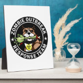 Pit Bull Zombie Outbreak Response Team Logo Fotoplaat (Zijkant)