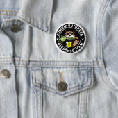 Pit Bull Zombie Outbreak Response Team Logo Ronde Button 5,7 Cm (In situ)