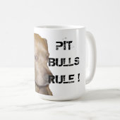 PIT BULLS RULE! KOFFIEMOK (Voorkant rechts)