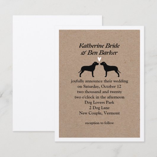 Pit Bulls Weddenschap Kaart (Voorkant / Achterkant)