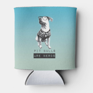 Pit Bulls zijn Nerds Coozy Blikjeskoeler