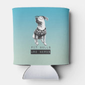 Pit Bulls zijn Nerds Coozy Blikjeskoeler (Achterkant)