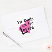 Pit Bulls zijn voor liefhebbers sticker (Envelop)