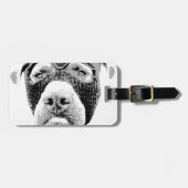 PIT BULLS ZULLEN UW HART STAAN BAGAGELABEL (Voorkant horizontaal)