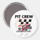 Pit Crew Birthday Party Theme Race Cars Magneet (Voorkant / Achterkant)