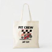 Pit Crew Birthday Party Theme Race Cars Tote Bag (Voorkant)