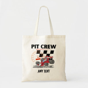 Pit Crew Birthday Party Theme Race Cars Tote Bag