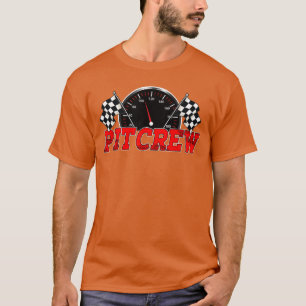 Pit Crew Family Racing Verjaardagsfeestje Raceauto T-shirt