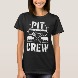 pit crew grilling bbq t-shirt