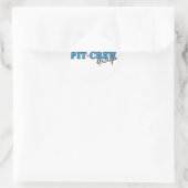 Pit Crew Group Ronde Sticker (Tas)