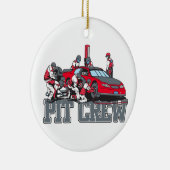 Pit Crew Keramisch Ornament (Rechts)
