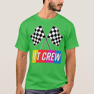 Pit Crew Kleurrijk T-shirt