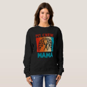 Pit Crew Mama Car Lover Autocoureur Trui (Voorkant volledig)