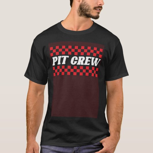 Pit Crew Race Auto Hosting Feesten Ouders Pit Race T-shirt (Voorkant)