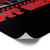 PIT CREW Race Car Poster (Hoek)