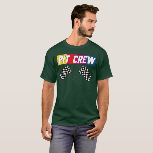 PIT CREW Race T Shirt Hosting Parties (Voorkant volledig)