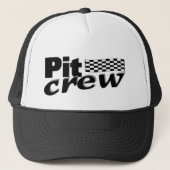Pit Crew (racevlag) Trucker Pet (Voorkant)