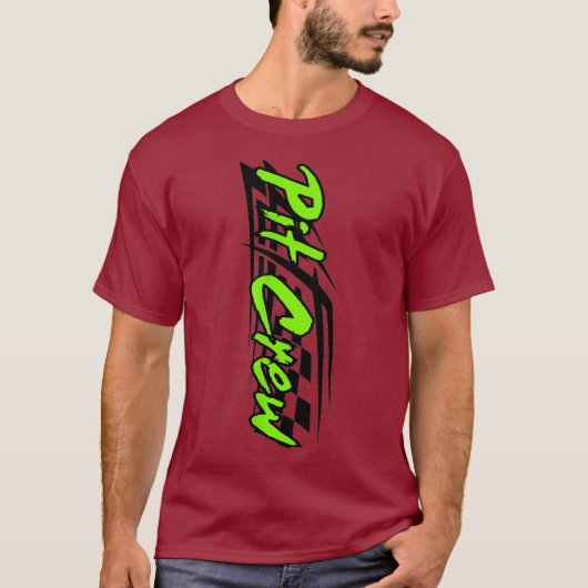 Pit Crew Racing Gear Race Team T-shirt (Voorkant)