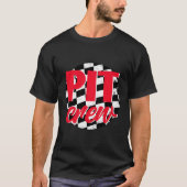 Pit Crew Racing Race Car T-shirt (Voorkant)