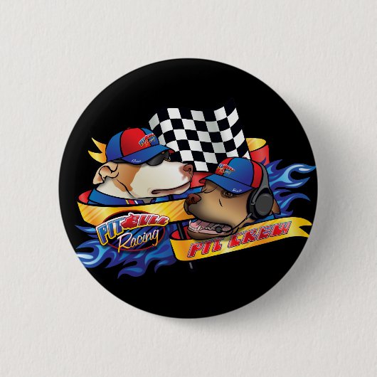Pit Crew Ronde Button 5,7 Cm (Voorkant)