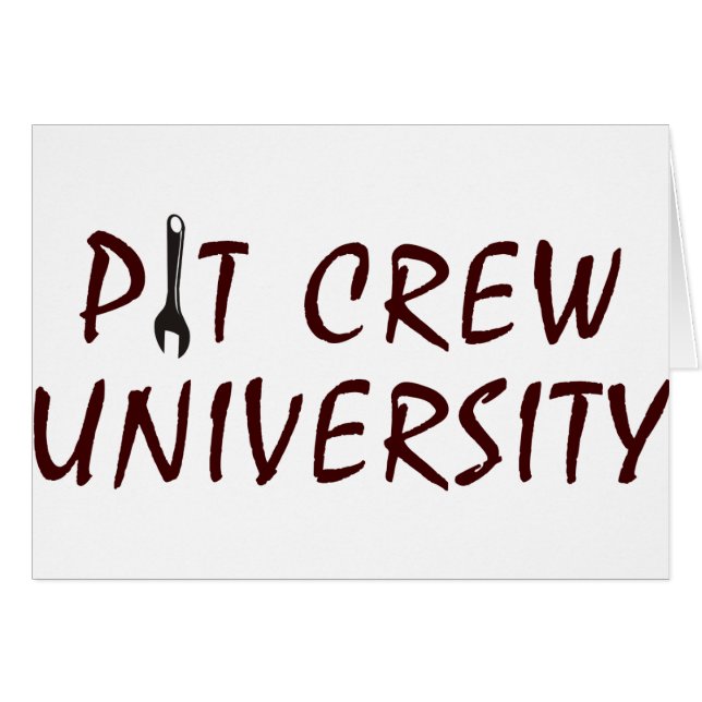 Pit Crew University (Voorkant Horizontaal)