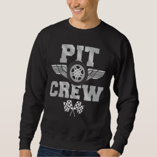 Pit Crew Voor Het Hosten Van Race Car Party Ouders Trui