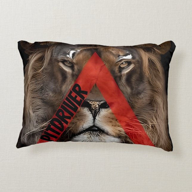 pit driver pillow accent kussen (Achterkant)