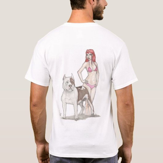 Pit en Babe T-shirt (Achterkant)